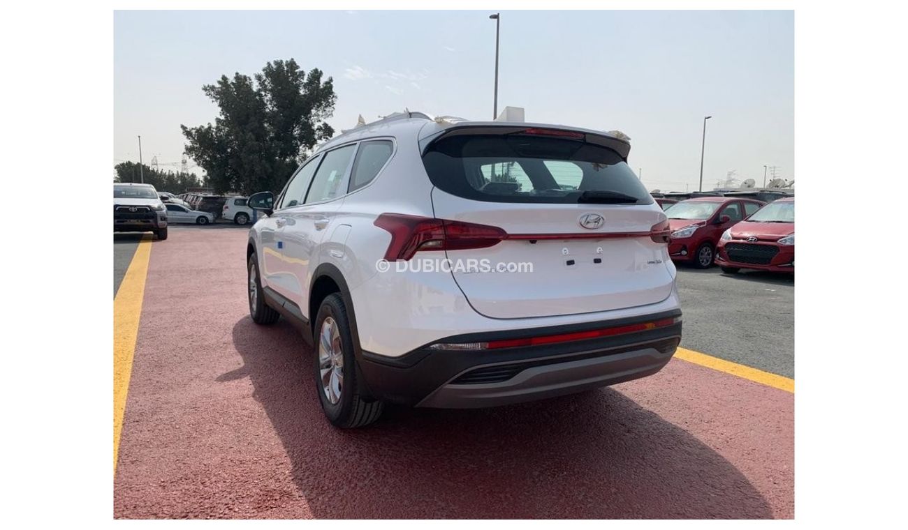 Hyundai Santa Fe HYUNDAI SANTAFE 3.5L, V6, NEW SHAPE, MODEL 2021 WHITE WITH BROWN INTERIOR, ONLY FOR EXPORT