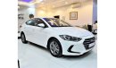 Hyundai Elantra EXCELLENT DEAL for our Hyundai Elantra 2018 Model!! in White Color! GCC Specs