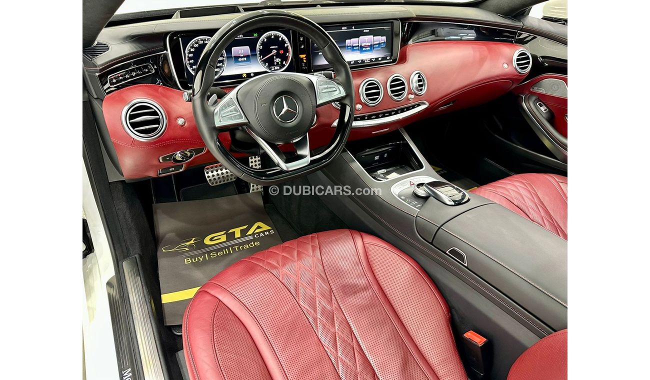 Mercedes-Benz S 500 2016 Mercedes Benz S500 4Matic Coupe AMG, Full Service History, Warranty, GCC