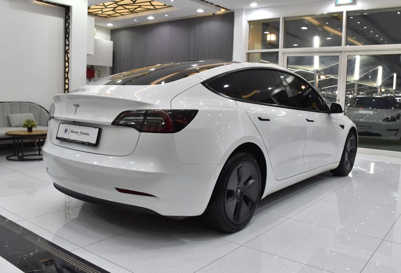 Tesla Model 3 STANDARD RANGE EXCELLENT DEAL for our Tesla Model 3 ( 2022 Model ) in White Color GCC Specs