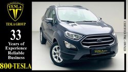 Ford EcoSport TREND + LEATHER SEAT + NAVIGATION + CAMERA / GCC / 2019 / WARRANTY + SERVICE: 30/1/2024 / 705 DHS PM