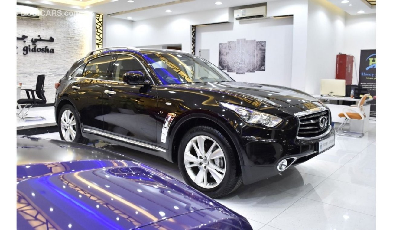 Infiniti QX70 EXCELLENT DEAL for our Infiniti QX70 ( 2014 Model ) in Black Color GCC Specs