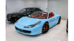 Ferrari 458 Spider 2014, 37,000 KM, Carbon Fiber Interior!!