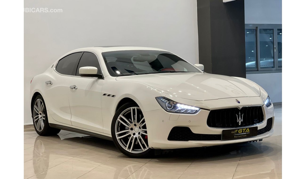 Maserati Ghibli 2015 Maserati Ghibli SQ4, Warranty, Maserati Service History, Low KMs, GCC