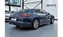 Porsche Panamera EXCELLENT DEAL for our Porsche Panamera 4S ( 2010 Model ) in Blue Color GCC Specs