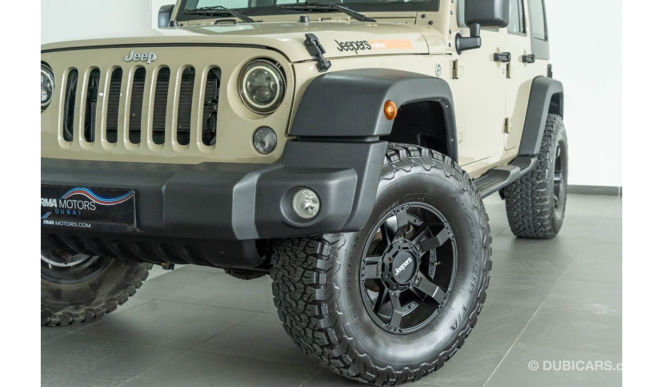 جيب رانجلر 2017 Jeep Wrangler Jeepers Edition / Full Jeep Service History & 5 Year Jeep Warranty