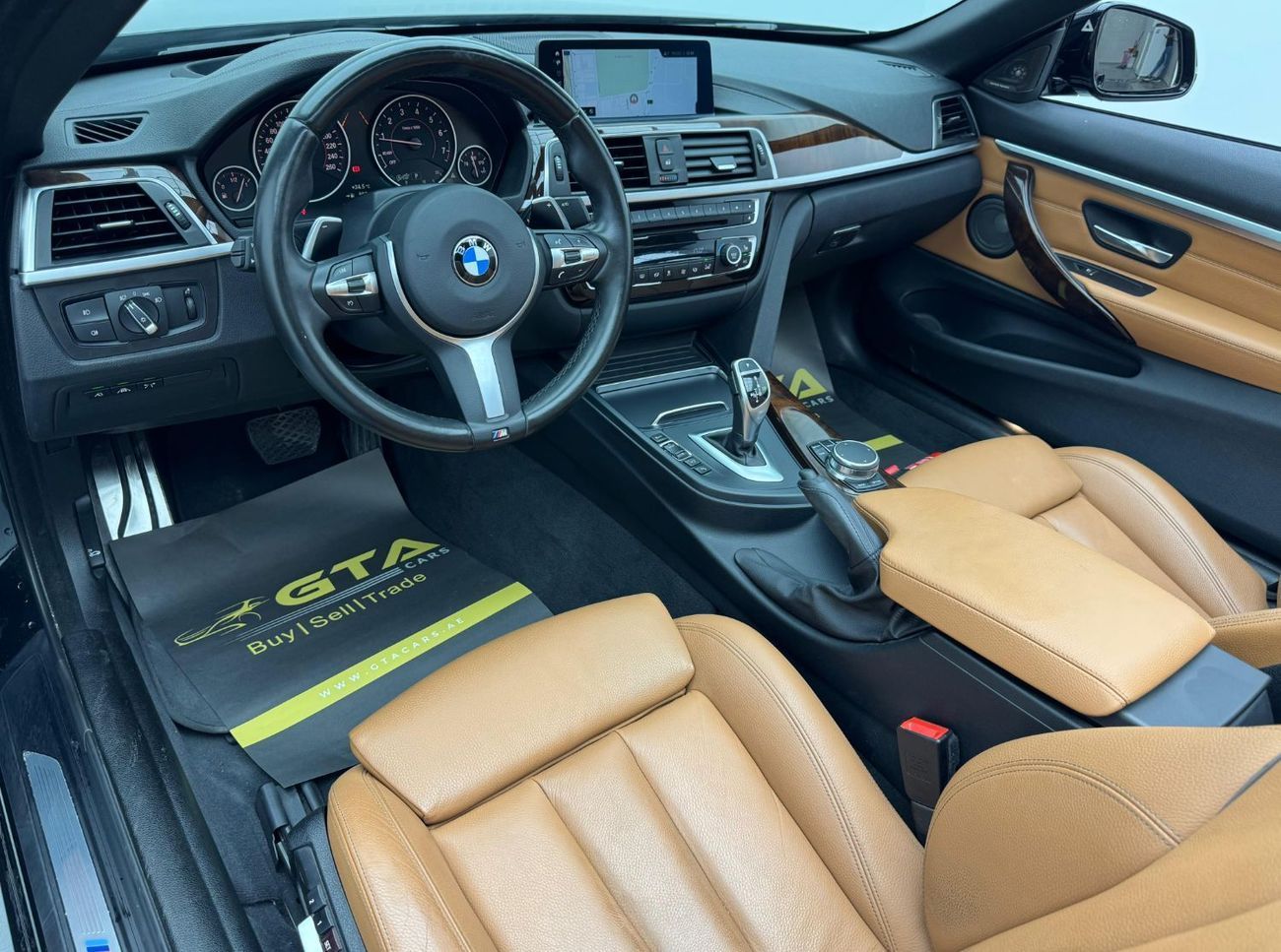 بي أم دبليو 430i 2018 BMW 430i M Sport Convertible, 1 Year Warranty, 12/26 BMW Service Contract, BMW Agency FSH, GCC