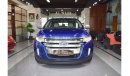 Ford Edge SEL | GCC Specs | Full Service History | Excellent Condition | Accident Free | Single Owner