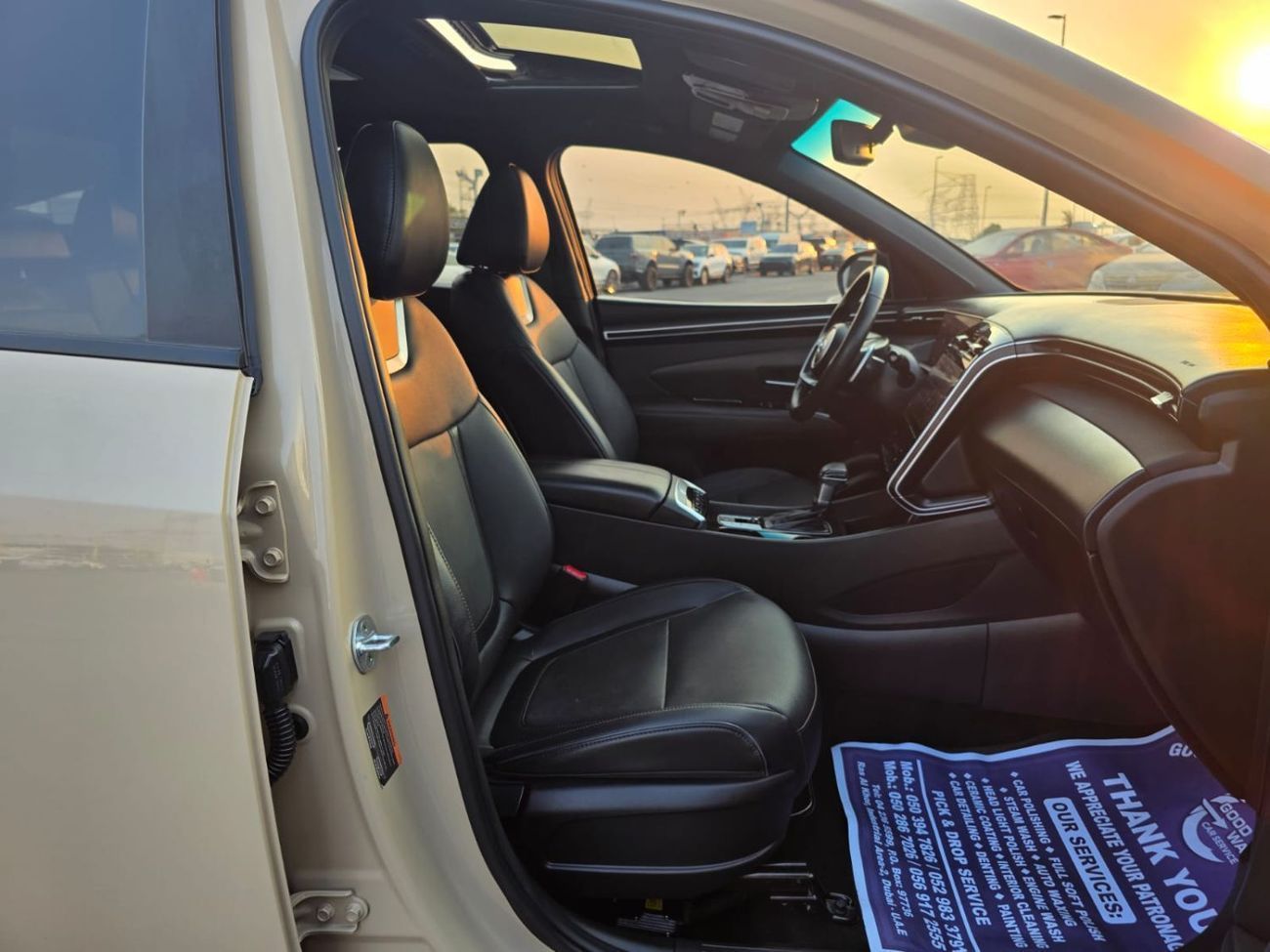 Hyundai Santa Cruz 2.5 Turbo engine 4x4 , sunroof , 360 cameraa and original leather seats