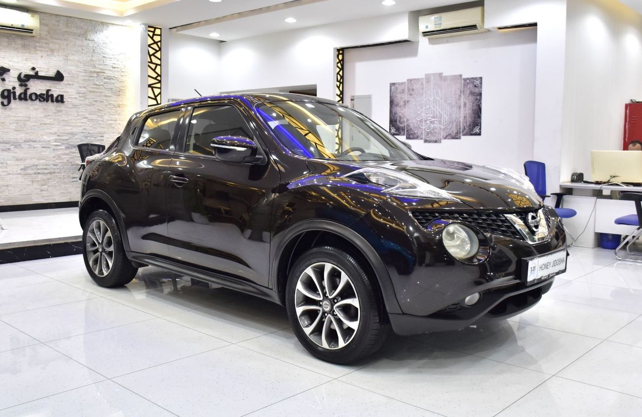 Nissan Juke EXCELLENT DEAL for our Nissan Juke ( 2015 Model ) in Dark Purple Color GCC Specs