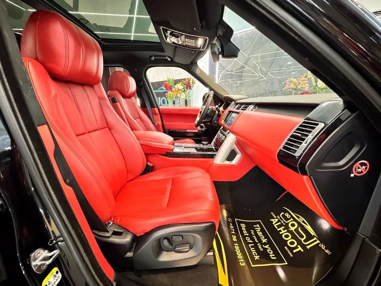 Land Rover Range Rover AUTOBIOGRAPHY SUPERCHARGED VOGUE V8 || GCC II FULLY LOADED || GIVEN WARRANTY || RED INTERIOR