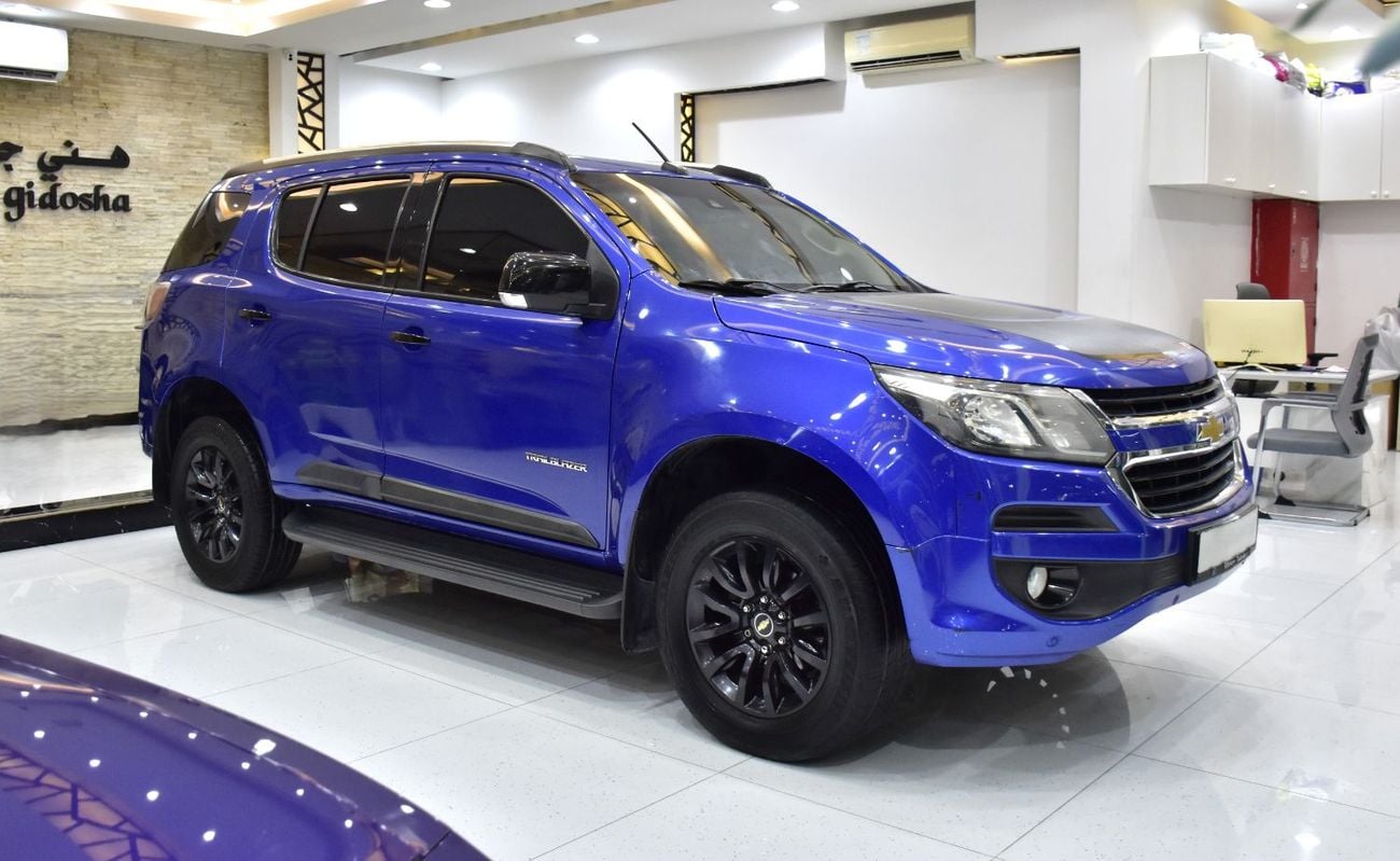 Chevrolet Trailblazer LT Z71 EXCELLENT DEAL for our Chevrolet Trailblazer Z71 ( 2018 Model ) in Blue Color GCC Specs