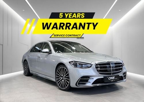 Mercedes-Benz S 580 4MATIC Exclusive 4.0L S580 FULL OPTION GCC-GARGASH-5YEARS - WARRNATY AND CONTRACT SERVIES