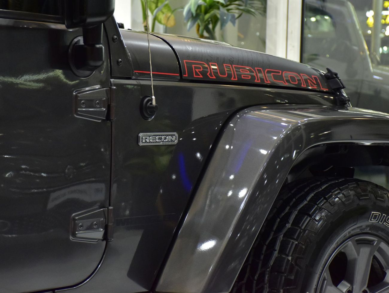 Jeep Wrangler EXCELLENT DEAL for our Jeep Wrangler Rubicon RECON EDITION ( 2017 Model ) in Grey Color GCC Specs