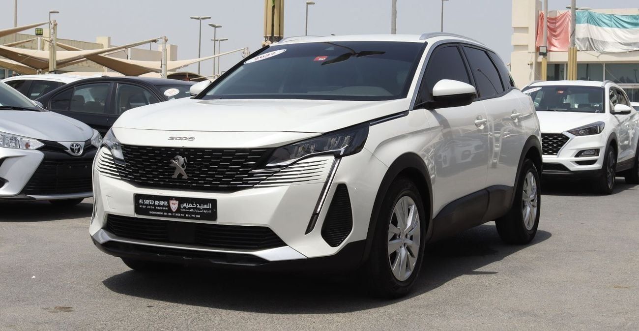 Peugeot 3008 Active+ 1.6L Peugeot 3008 -2022 -, GCC, in excellent condition, 61,000 km, 1.6L engine, priced at
