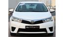Toyota Corolla Toyota Corolla 2015 1600 GCC in excellent condition without accidents, very clean from inside and ou