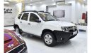 رينو داستر EXCELLENT DEAL for our Renault Duster ( 2017 Model ) in White Color GCC Specs