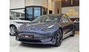 Tesla Model 3 TESLA MODEL3 PERFORMANCE FULL OPTION 2020 GCC LOW MILEAGE WITH AGENCY WARRANTY IN BRAND NEW CONDITIO