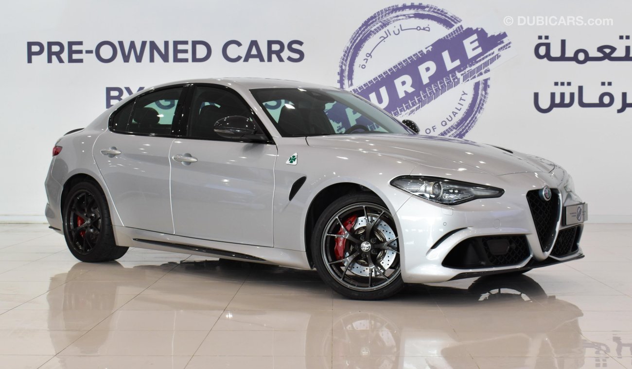 Alfa Romeo Giulia Quadrifoglio Verde / Available on Lease @ 4999 PM