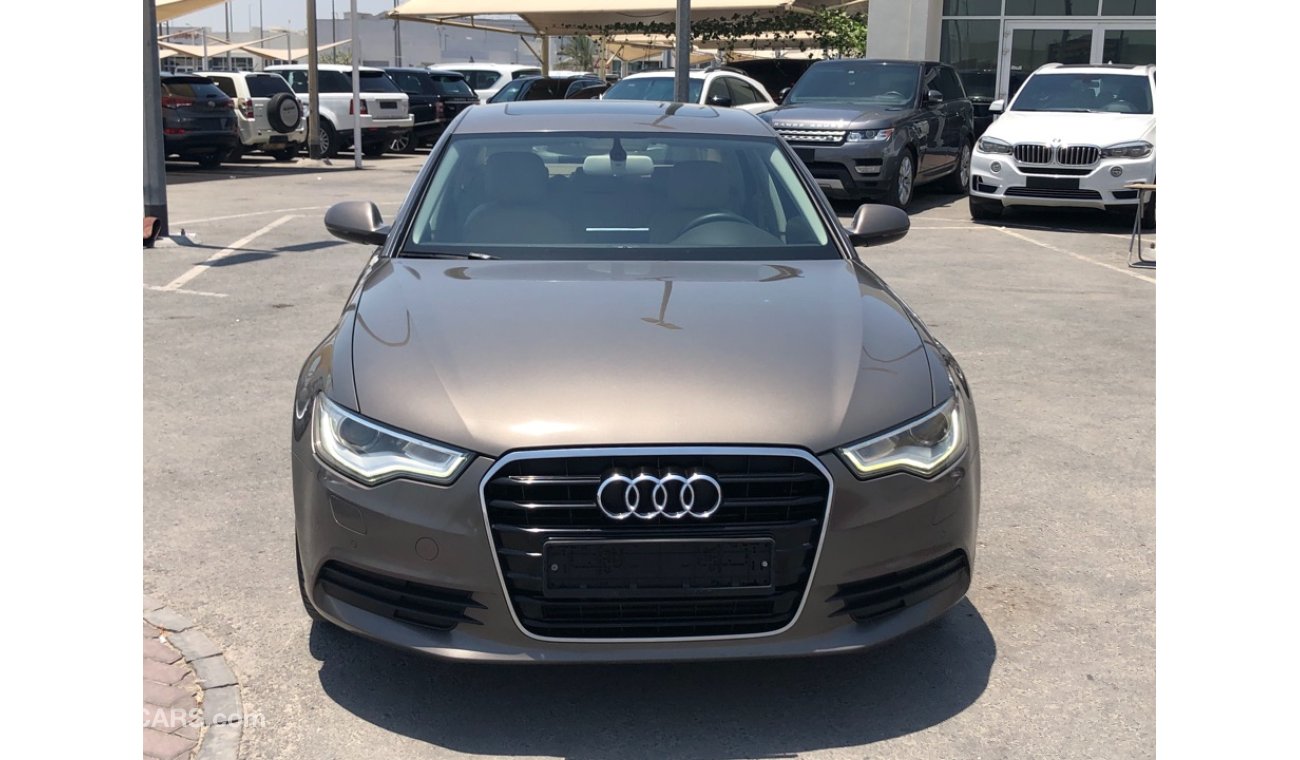 Audi A6 Audi A6 model 2014 GCC car prefect condition full option low mileage panoramic roof leather seats ba