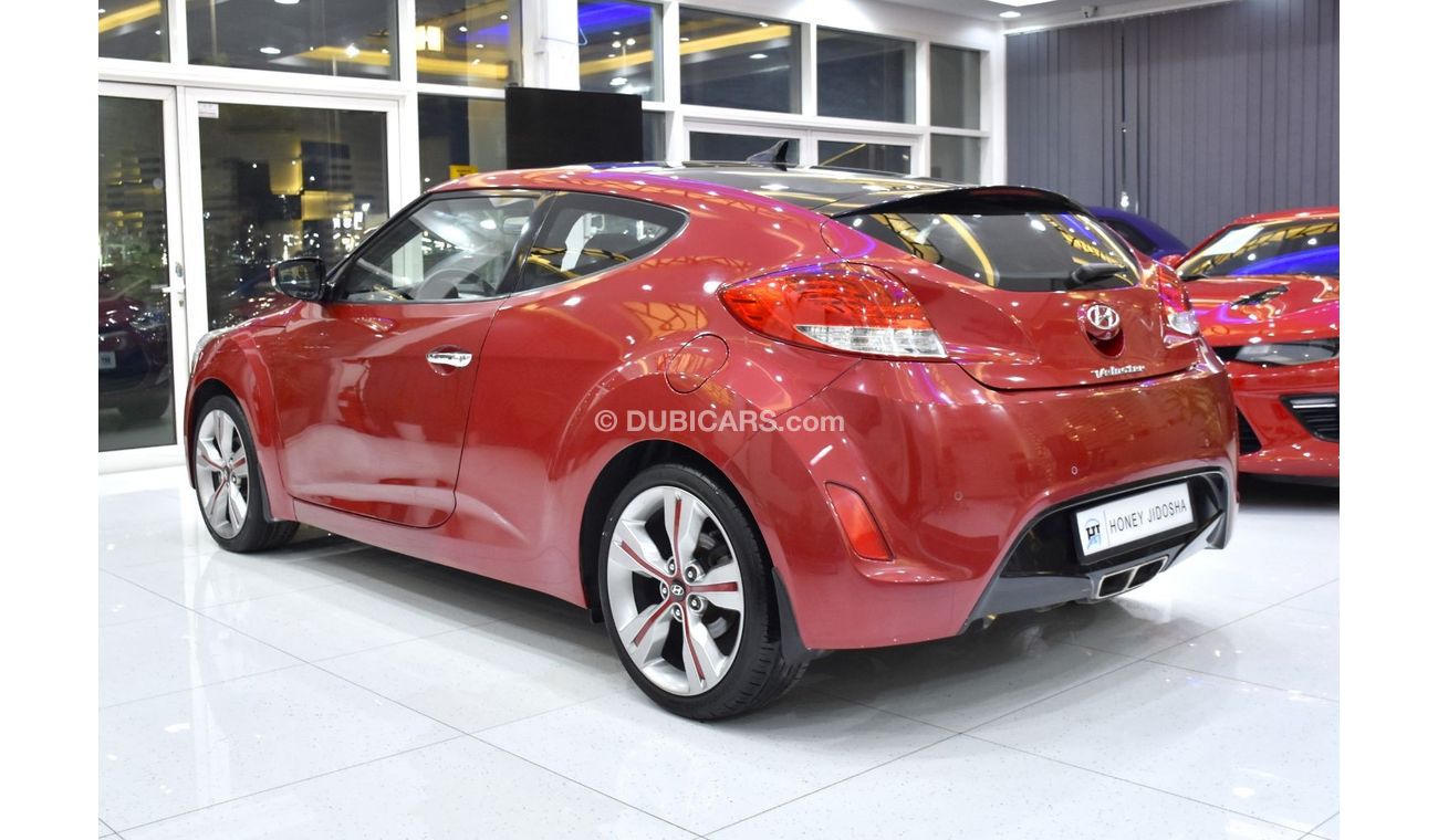 Hyundai Veloster EXCELLENT DEAL for our Hyundai Veloster ( 2015 Model ) in Red Color GCC Specs