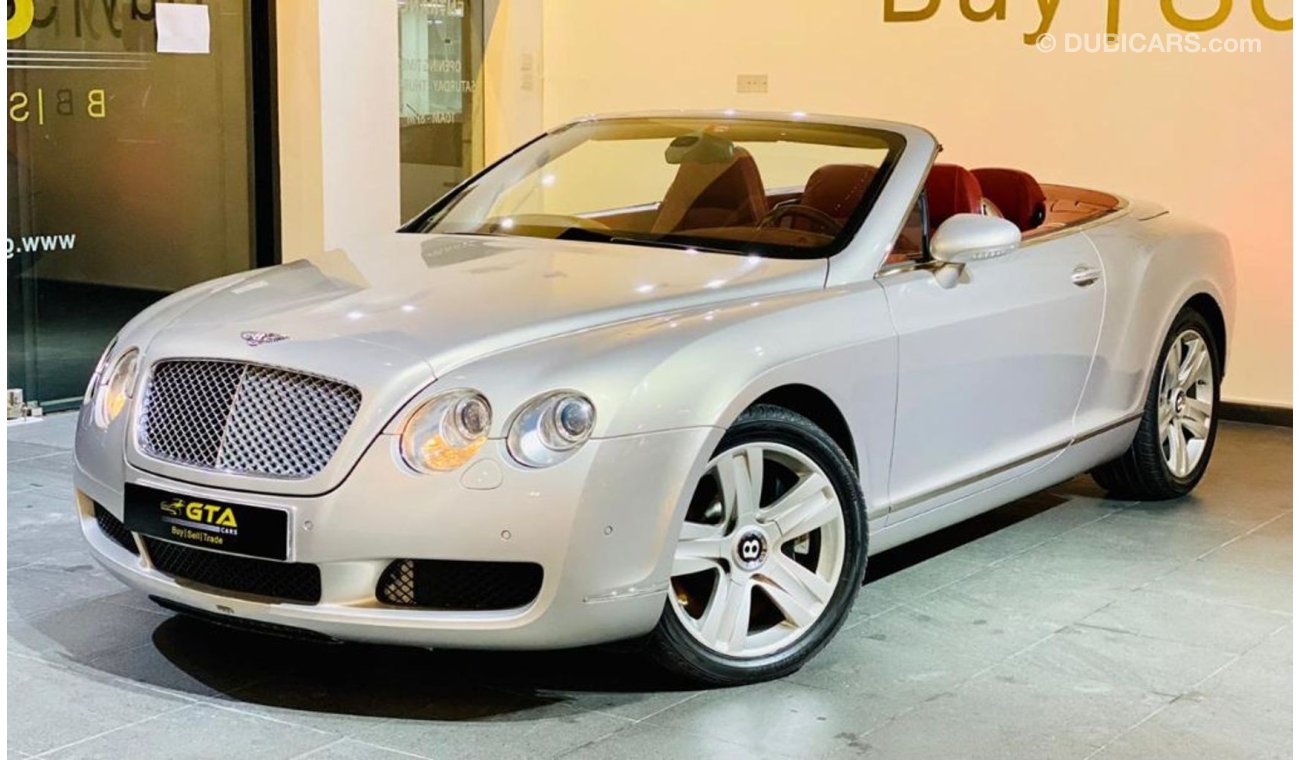 بنتلي كونتيننتال جي تي سي 2008 Bentley Continental GTC, Service History, GCC, Low Kms