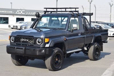 تويوتا لاند كروزر بيك آب Toyota landcruise pickup single cab 2011model Facelifted 2024 4.5 1 VD Diesel engine Colour Grey Tra