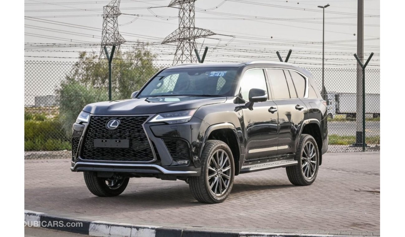 لكزس LX 600 2023 Lexus LX 600 F Sport | Brand New - 0km | Black with Black Interior | RHD | Mark Levinson | Top