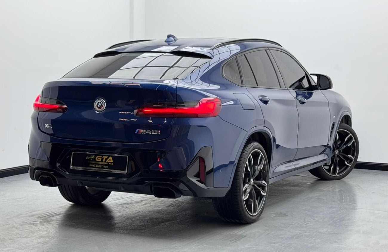 BMW X4 M40I 3.0L 2023 BMW X4 M40i, 2028 BMW Warranty, 2029 BMW Service Pack, BMW Service History, GCC