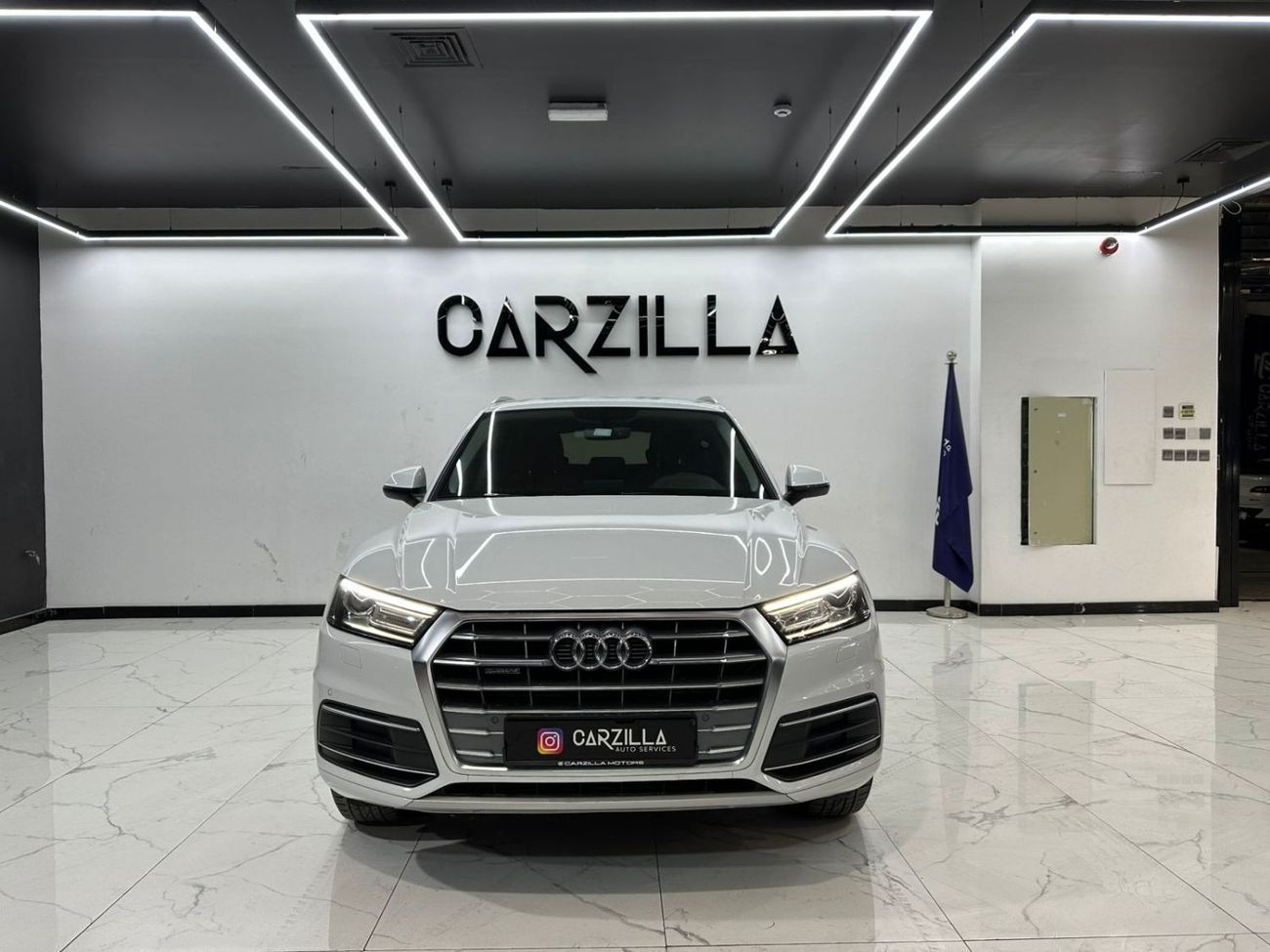Audi Q5 45 TFSI Quattro 2.0L AED 1,665 / Monthly l 0% Down Payment l Quattro l 1 Year Warranty