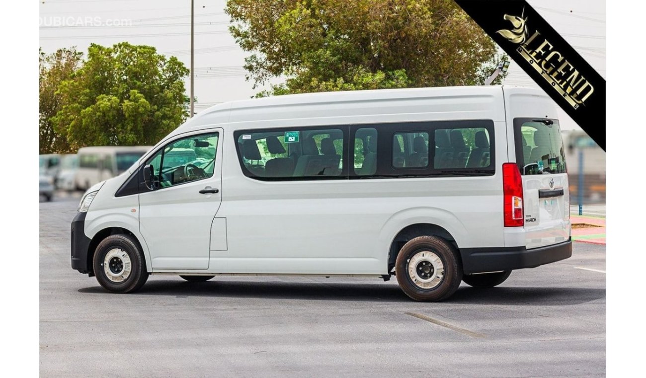 تويوتا هاياس 2021 Toyota Hiace 2.8L High-roof MT | 13 Seats + Black Bumper + 2 Point Seat Belt