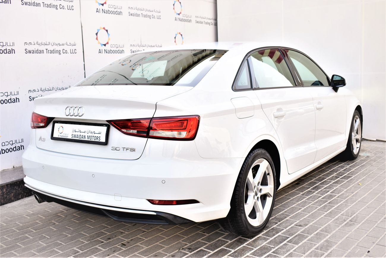Audi A3 AED 1359 PM | 1.0L 30TFSI GCC DEALER WARRANTY