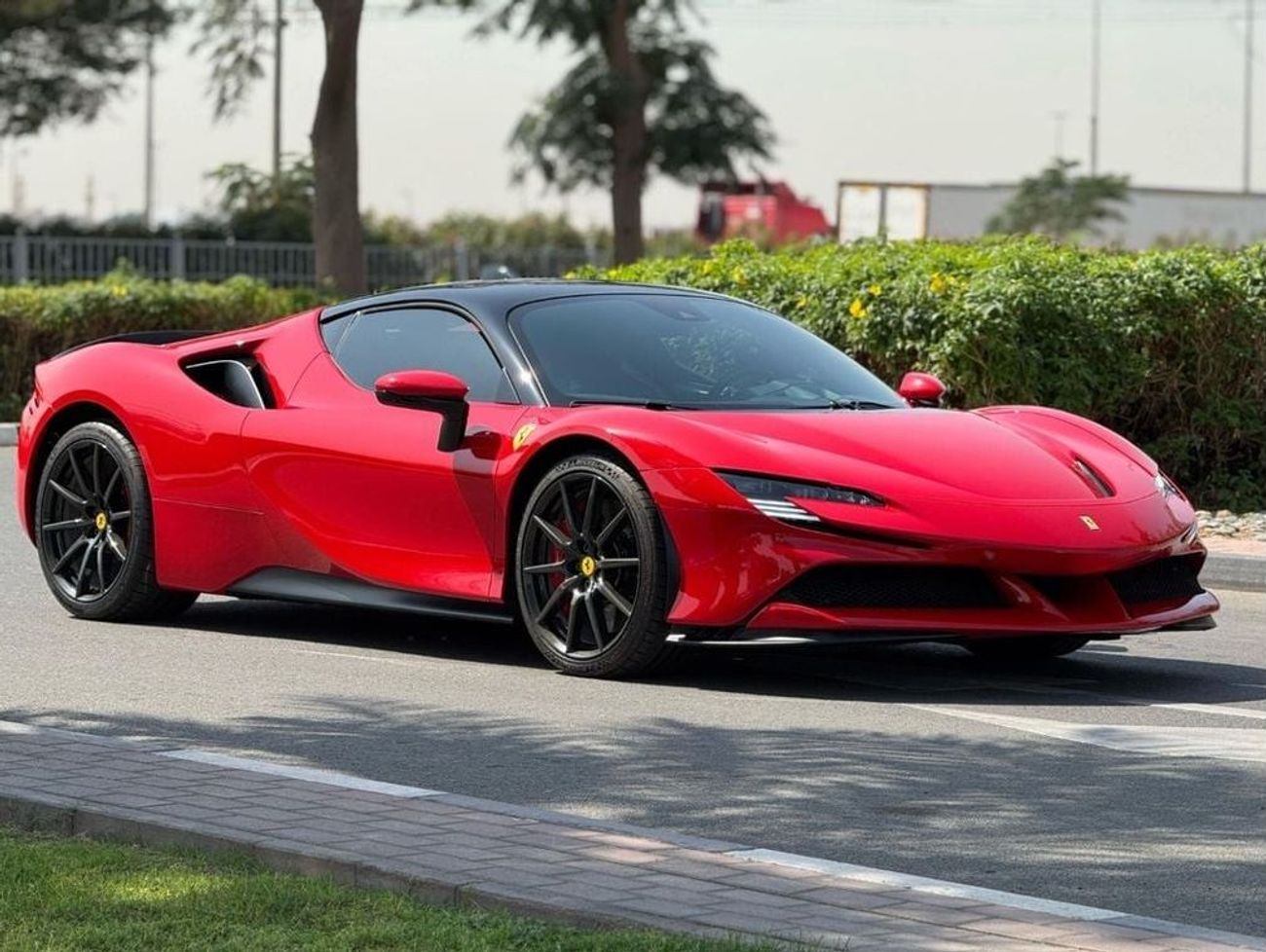 Ferrari SF90 Stradale GCC SPEC UNDER WARRANTY LESS KILOMETER