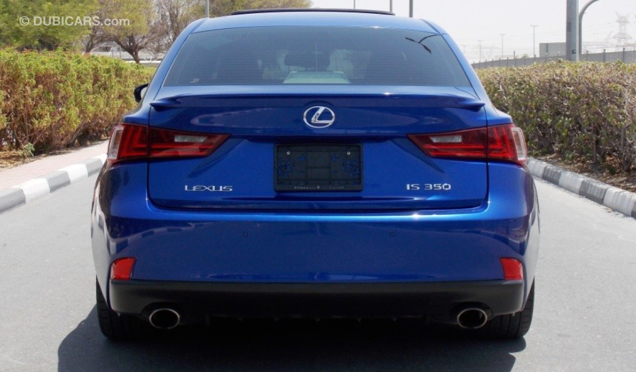 Lexus IS350 2014 F-Sport Package Pre-Owned GCC 3.5 L Cylinders V6 306 hp 54000 km Under Warranty &  Service