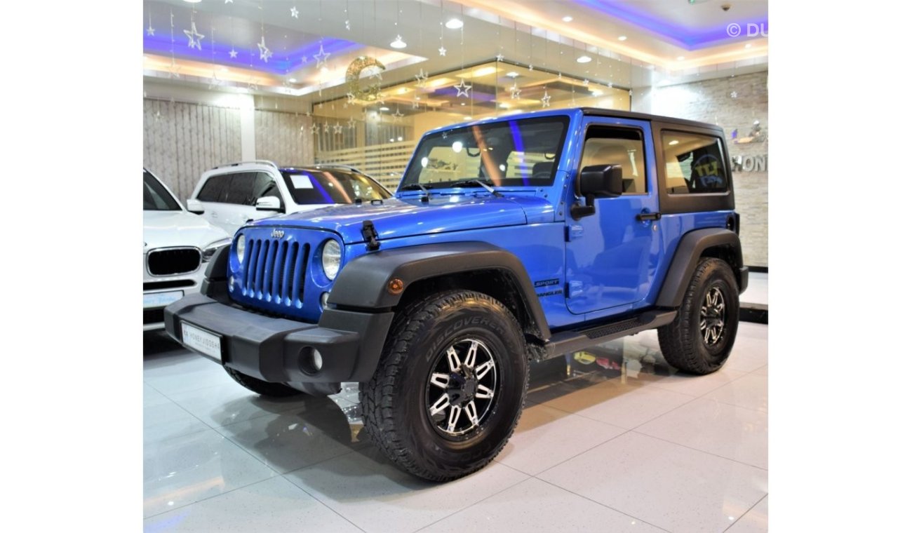 Jeep Wrangler EXCELLENT DEAL for our Jeep Wrangler Sport 2015 Model!! in Blue Color! GCC Specs