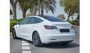 Tesla Model 3 TESLA MODEL 3 LONG RANGE AWD 2020 GCC LOW MILEAGE SINGLE OWNER WITH AGENCY WARRANTY TILL 2028 IN MIN
