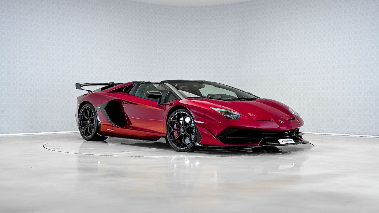 لامبورغيني أفينتادور Aventador Roadster SVJ LP770-4 | AED 30,999 PM | Warranty May 2026 | GCC