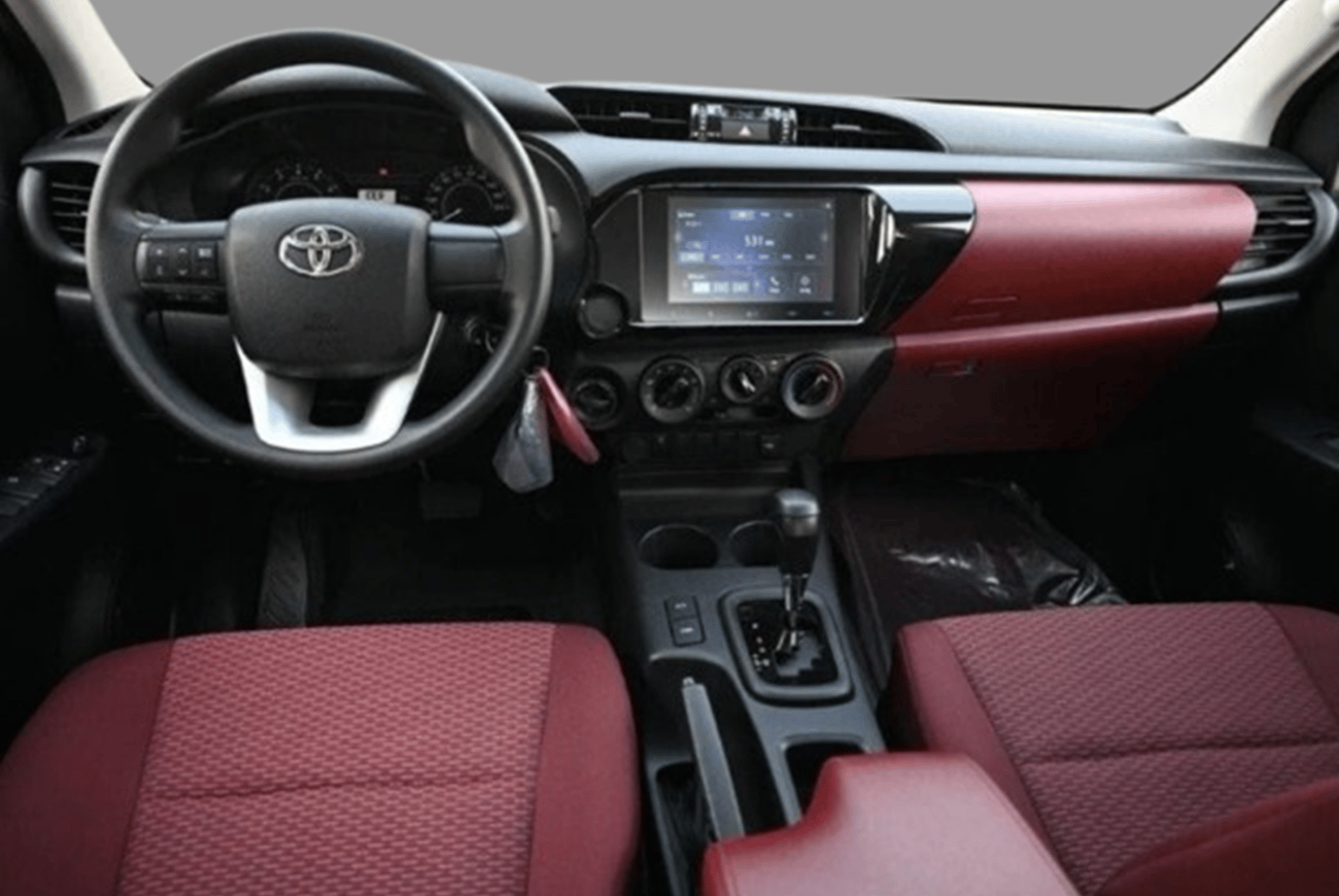 Toyota Hilux ECTMQM000 - 2025 Toyota Hilux Double Cab – DLXG - 2.7L Petrol Auto 4wd – White w Red Interior