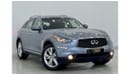 Infiniti QX70 2018 Infiniti QX70, Warranty, GCC, Mint Condition