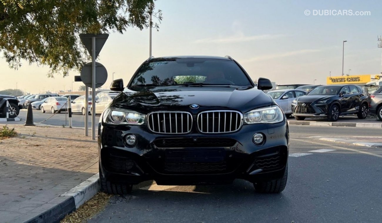 BMW X6 50i M Sport 4.4L Bi-Turbo V8 GCC Agency Warranty Full Service History & Contract