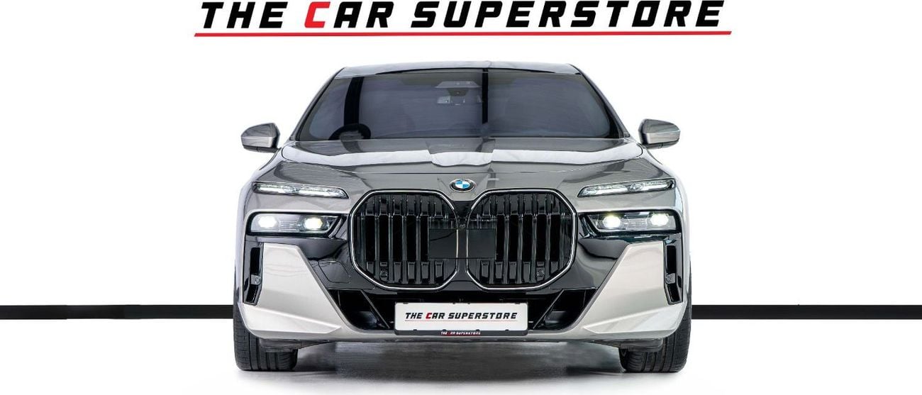 BMW M760Li GCC-1 Owner-Abu Dhabi Motors Warranty Service Contract Until 07/2030