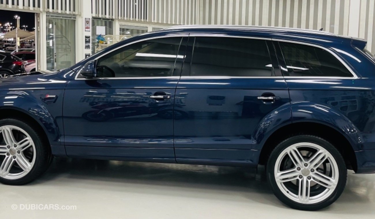 Audi Q7 GCC .. FSH .. Top Range .. V6 .. S line .. Super .