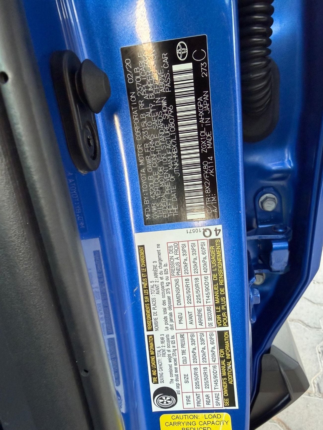 تويوتا CHR 2020 LIMITED KEYLESS NIGHT EDITION AWD USA SPEC