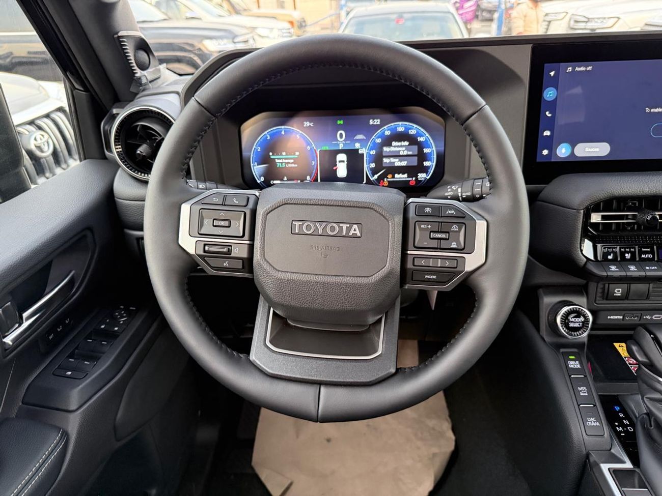 تويوتا برادو Toyota Prado Luxury 2.4L 2026 With Panoramic Sunroof Black Petrol (Export Only)