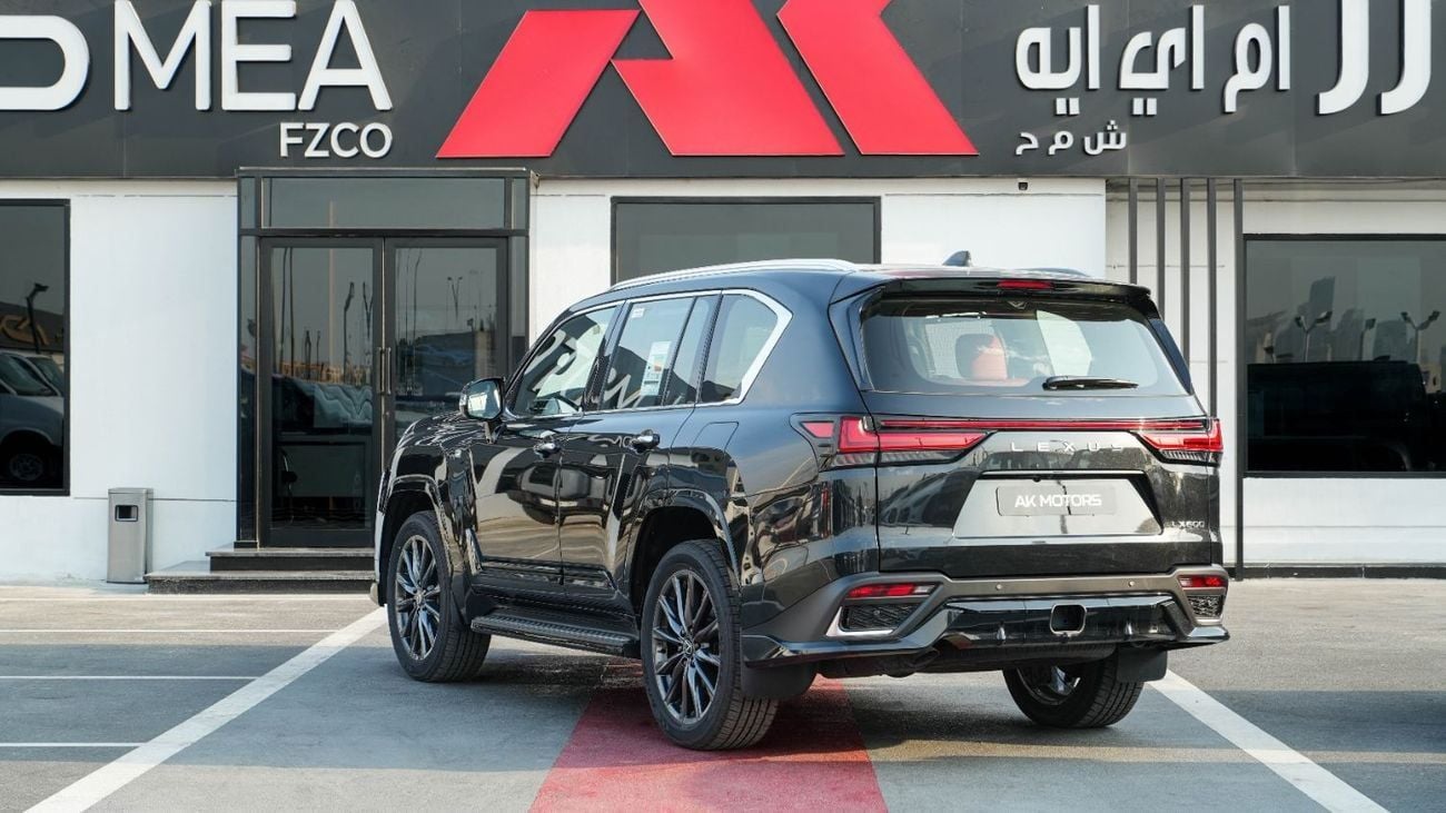 Lexus LX 600 F-Sport 3.5L Black 5 SEATS 2025 MY EXPORT PRICE