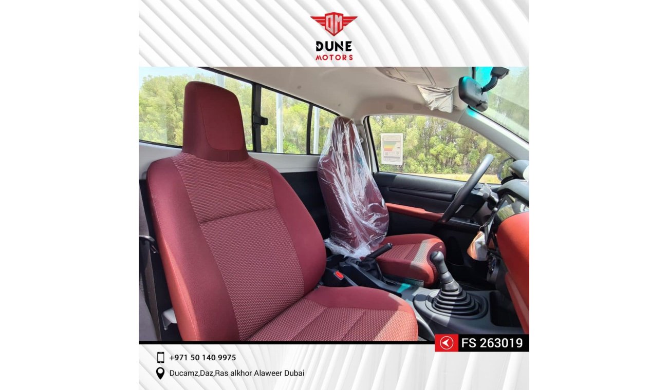 تويوتا هيلوكس Hilux 2.7 4.2 2022 single cabin Manual transmission Automatic windows