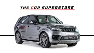 Land Rover Range Rover Sport GCC-22 Inch Rims-Black Contracting Roof-Red Interior