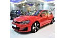 فولكس واجن جولف All GO. All SHOW. ONE HOT HATCH! Volkswagen GTi 2014 Model! GCC Specs