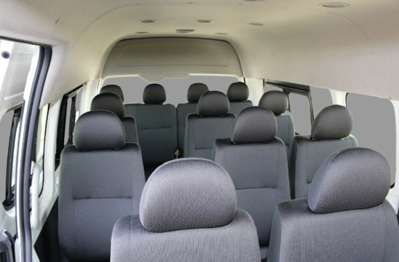 Toyota Hiace ECTWFR008 – 2025 Toyota Hiace Passenger Van – High Roof – Old Shape – 2.7L Petrol Manual – White – 1