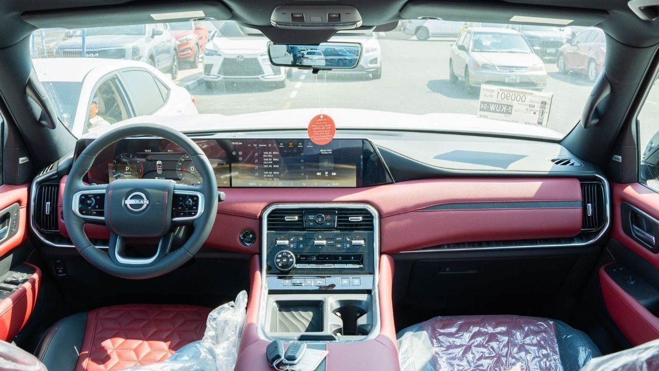 Nissan Patrol 2026 Nissan Patrol LE Platinum 3.5L AT Petrol (White-Red) (Export Only)